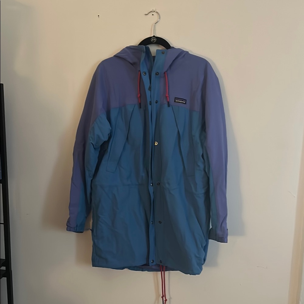 Patagonia Blue and Purple Hooded Jacket